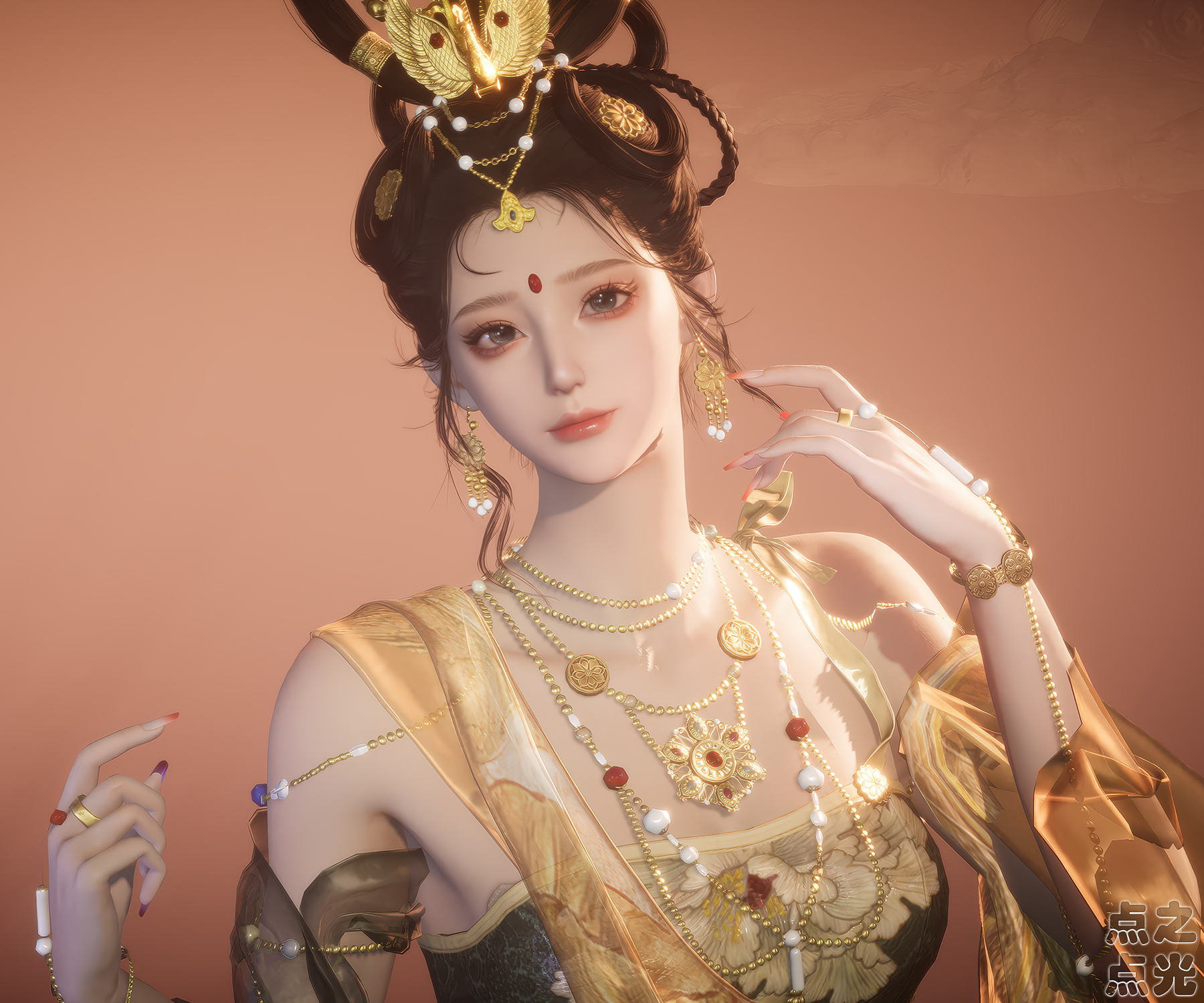 SH-F01 燕云十六声捏脸女 明媚动人+(赠送8K壁纸) 手游端游通用